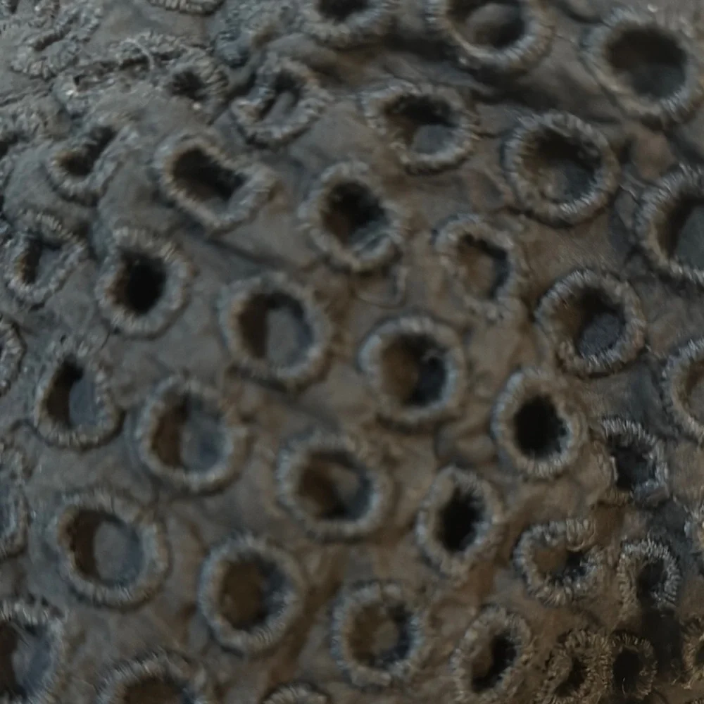 Elegant Black Eyelet Skirt - Picture 3 of 3